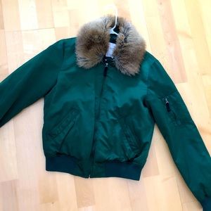Green TRAFALUC GREEN ZARA JACKET